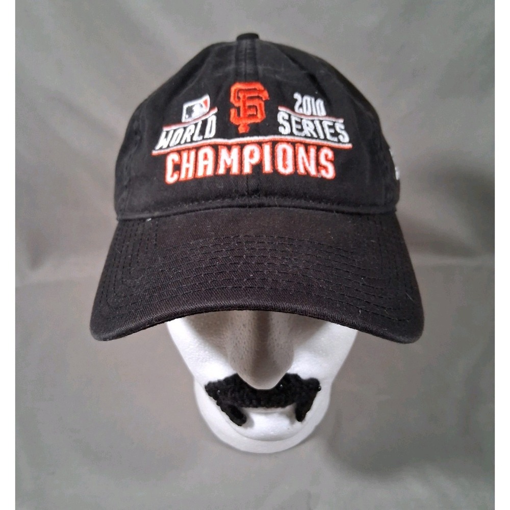 San Francisco Giants Hat Black Strapback 2010 World Series Champions New Era